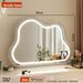 LED Lighted Makeup Home Desktop HD Vanity Table Large Ins Style Fill Light Mirror For Bedroom_maomaolike.com