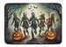 Zombies Spooky Halloween Memory Foam Kitchen Mat Machine Washable Anti-Fatigue Mat Cushion Comfort Bath Mat Or Kitchen Rug_maomaolike.com