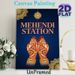 Mehendi Station Painting Poster, Elegant Traditional Indian Henna Art Poster, Ornate Golden Mandala & Henna Hand Design, Cultural Decor Ideal For_maomaolike.com
