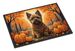Cairn Terrier Fall Doormat Front Door Mat Indoor Outdoor Rugs For Entryway, Non Slip Washable Low Pile, 24H X 36W_maomaolike.com
