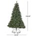 9 Ft Glitter Bristle Mixed Hinged Tree With 72 Red Berry And 73 Pine Cones And 2099 Branch Tips_maomaolike.com