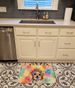 Chihuahua Hippie Dawg Memory Foam Kitchen Mat Machine Washable Anti-Fatigue Mat Cushion Comfort Bath Mat Or Kitchen Rug_maomaolike.com