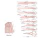 Kitchen Knife Set With Block, 14 Piece Pink Non-Stick Paint Coating Stainless Steel Knives Set, Anti-Rust And Dishwasher Safe, 12 Knives With Kitchen Shears And Block Pink_maomaolike.com