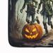 Zombies Spooky Halloween Memory Foam Kitchen Mat Machine Washable Anti-Fatigue Mat Cushion Comfort Bath Mat Or Kitchen Rug_maomaolike.com