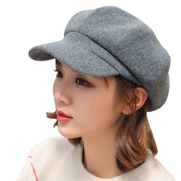 Hot Sale Female Fashion French Beret Cap Fashionable Soft Cotton Headcover for Shopping Camping Walking_maomaolike.com
