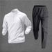 Men's Clothing training suit quick drying clothes long sleeve autumn and winter sports student cycling sports shirt top running jacket sports suit_maomaolike.com