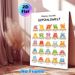 Emotion Themed Painting Poster, Vibrant Watercolor Cute Monster Emotion Chart Poster, Aids In Learning And Recognizing Various Emotions, Suitable For_maomaolike.com