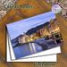 Coastal Town Painting Poster, Serene Warm-lit Mediterranean Seaside Town Scene Poster, Tranquil Waterfront View Brings Cozy Ambiance, Ideal For Living_maomaolike.com