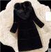 Women's Clothing Cashmere Splicing Fur One Medium Length Fox Fur Collar Coat Fur Coat_maomaolike.com