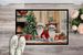 Pekingese Cozy Christmas Doormat Front Door Mat Indoor Outdoor Rugs For Entryway, Non Slip Washable Low Pile, 24H X 36W_maomaolike.com