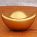 New Home Store Decoration Filler Premium Smooth Solid Yuanbao Ornament Metal Craft_maomaolike.com