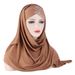 Unisex Milk silk forehead glitter with milk silk scarf hat hat_maomaolike.com