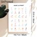 Arabic Alphabet Painting Poster, Soft-colored Clear Arabic Letter Chart Poster, Practical For Arabic Language Learning, Ideal For Study Spaces And_maomaolike.com