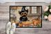 Yorkie Fall Kitchen Pumpkins Doormat Front Door Mat Indoor Outdoor Rugs For Entryway, Non Slip Washable Low Pile, 24H X 36W_maomaolike.com
