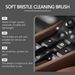 Rayhong Soft Bristle Brush For Car Cleaning, Soft Bristle Cleaning Brush For Car Air Conditioning Vents, Center Console And Seat Gaps_maomaolike.com
