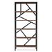Bookshelf, Industrial Etagere Bookcase 6 Shelf Display Rack_maomaolike.com