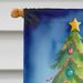 Irish Wolfhound Christmas Reindeer House Flag Large Porch Sleeve Pole Decorative Outside Yard Banner Artwork Wall Hanging, Polyester, House Size, Multicolor_maomaolike.com