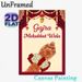 Indian Wedding Henna & Floral Gajra Painting Poster, Vibrant Traditional Indian Festive Poster, Cultural Decorative Piece Suitable For Wedding Venue_maomaolike.com