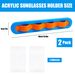 Wall-Mounted Wave Sunglasses Holder – Modular Eyewear Organizer For Glasses, Shades & Accessories (Space-Saving,_maomaolike.com