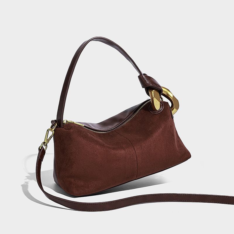 Frosted Retro Boston Pillow High-End Commuting Small Tote 2026 New Fashion Crossbody Bag_maomaolike.com