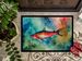 Salmon Doormat Front Door Mat Indoor Outdoor Rugs For Entryway, Non Slip Washable Low Pile, 24H X 36W_maomaolike.com