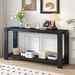 Distinctive Features Of A Minimalist Console Table With Bottom Shelf And Four Legs, Suitable For Entryway, Hallway, Living Room, Foyer, Corridor_maomaolike.com