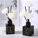 50ml Black Square Flameless Aromatherapy Essential Oil Hotel Home Perfume Bedroom Toilet Deodorant Air Freshener_maomaolike.com
