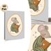 Reading Mouse Themed Painting Poster, Soft-toned Whimsical Illustrated Poster, Gentle Bedtime-themed Art, Suitable For Bedroom And Reading Nook_maomaolike.com