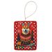 Akita Holiday Christmas Porcelain Ornament Christmas Tree Hanging Decorations For Home Christmas Holiday, Rectangle, Gift, Multicolor_maomaolike.com