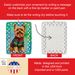Yorkshire Terrier Yorkie Christmas Porcelain Ornament Christmas Tree Hanging Decorations For Home Christmas Holiday, Rectangle, Gift, Multicolor_maomaolike.com