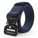 Tactical Quick Release Outdoor Military Soft Real Nylon Sports Accessories Men And Women Black Belt Unisex_maomaolike.com