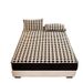 Minimalist Style Lined Taffeta Bed Sheet Single Piece Winter Milk Velvet Thickened Coral Fleece Non-Slip Mattress Protector Cover_maomaolike.com