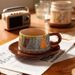 French Coffee High-end Exquisite Afternoon Tea Breakfast High Appearance Retro Ceramic Cup And Saucer Set_maomaolike.com