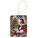 Greater Swiss Mountain Dog And Santa Claus Porcelain Ornament Christmas Tree Hanging Decorations For Home Christmas Holiday, Rectangle, Gift, Multicolor_maomaolike.com