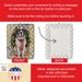Saint Bernard Christmas Porcelain Ornament Christmas Tree Hanging Decorations For Home Christmas Holiday, Rectangle, Gift, Multicolor_maomaolike.com