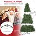7ft Pre-Lit Full Douglas Fir Artificial Christmas Tree With Realistic Branches, 700 Warm White LED Lights And 2154 Tips_maomaolike.com