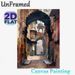 Vintage Alleyway Painting Poster, Warm-toned Artistic Ancient Arched Street Scene Poster, Brings Cultural Charm, Suitable For Living Room, Study And_maomaolike.com