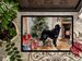 Flat-Coated Retriever Cozy Christmas Doormat Front Door Mat Indoor Outdoor Rugs For Entryway, Non Slip Washable Low Pile, 24H X 36W_maomaolike.com