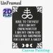 Leviathan Cross & Self-empowerment Quote Painting Poster, Vintage Gothic Monochrome Poster, Dark-toned Design With Ornate Scrolls, Moon Phases And_maomaolike.com
