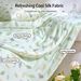 Class A Cooling Silk Quilt For Single Dormitory, Ice Cream Air Conditioner Quilt, Thin Summer Blanket, Machine Washable_maomaolike.com
