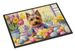 Decorating Easter Silky Terrier Doormat Front Door Mat Indoor Outdoor Rugs For Entryway, Non Slip Washable Low Pile, 24H X 36W_maomaolike.com