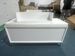 Wall-Mounted Entryway Shelf With Hooks And Storage Bench Set, Modern White Shoe Cabinet With Cushion And Closed Storage For Hallway, Bedroom, Or Mudroom_maomaolike.com