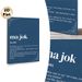 Balkan Slang "Ma Jok" Painting Poster, Minimalist Elegant Typographic Poster, Unique Cultural Linguistic Decor Ideal For Home Office, Living Room_maomaolike.com