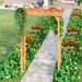 Wooden Arbor, Wedding Arch For Ceremony, Wood Trellis For Plant Climbing, Christmas Decor Pergola For Garden Backyard_maomaolike.com