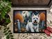 Westie Spooky Halloween Doormat Front Door Mat Indoor Outdoor Rugs For Entryway, Non Slip Washable Low Pile, 24H X 36W_maomaolike.com