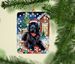 Newfoundland Christmas Porcelain Ornament Christmas Tree Hanging Decorations For Home Christmas Holiday, Rectangle, Gift, Multicolor_maomaolike.com