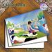 Riverbank Leisure Painting Poster, Impressionist-style Serene Riverbank Scene With Relaxing Figures Poster, Timeless Artistic Wall Decor Suitable For_maomaolike.com