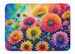 Chrysanthemums In Color Memory Foam Kitchen Mat Machine Washable Anti-Fatigue Mat Cushion Comfort Bath Mat Or Kitchen Rug_maomaolike.com