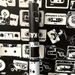 45cm*2000cm Retro Music Tape Wallpaper – Black & White Self Adhesive Wall Paper For Creative Spaces_maomaolike.com