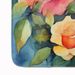 Roses In Watercolor Memory Foam Kitchen Mat Machine Washable Anti-Fatigue Mat Cushion Comfort Bath Mat Or Kitchen Rug_maomaolike.com